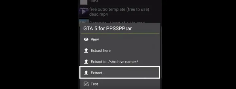 GTA 5 ppsspp iso download for android